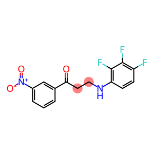 1-(3-NITROPHENYL)-3-(2,3,4-TRIFLUOROANILINO)-1-PROPANONE