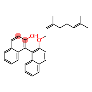 [1,1'-Binaphthalen]-2-ol, 2'-[[(2Z)-3,7-dimethyl-2,6-octadienyl]oxy]-, (1R)- (9CI)