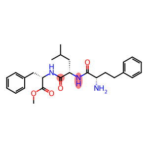 methyl ((S)-2-amino-4-phenylbutanoyl)-L-leucyl-L-phenylalaninate