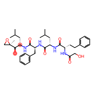 L-Phenylalaninamide, (αS)-α-[(hydroxyacetyl)amino]benzenebutanoyl-L-leucyl-N-[(1S)-3-methyl-1-[[(2R)-2-methyloxiranyl]carbonyl]butyl]- (9CI)