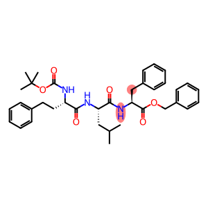 L-Phenylalanine, (αS)-α-[[(1,1-dimethylethoxy)carbonyl]amino]benzenebutanoyl-L-leucyl-, phenylmethyl ester