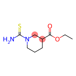 3-Piperidinecarboxylic  acid,  1-(aminothioxomethyl)-,  ethyl  ester