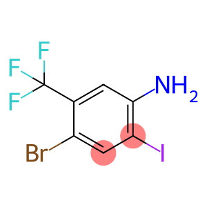 4-Bromo-2-iodo-5-(trifluoromethyl)aniline