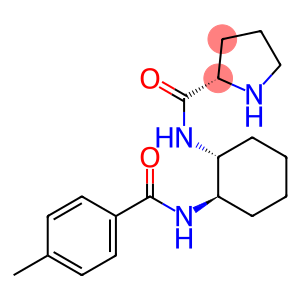 2-Pyrrolidinecarboxamide, N-[(1R,2R)-2-[(4-methylbenzoyl)amino]cyclohexyl]-, (2S)-