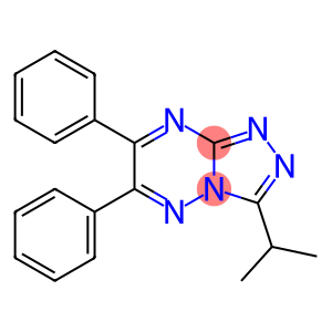 1,2,4-Triazolo(4,3-b)-1,2,4-triazine, 3-isopropyl-6,7-diphenyl-