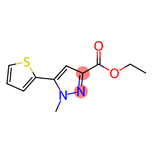 1H-Pyrazole-3-carboxylic acid, 1-methyl-5-(2-thienyl)-, ethyl ester