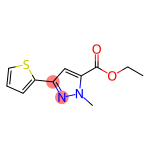 1H-Pyrazole-5-carboxylic acid, 1-methyl-3-(2-thienyl)-, ethyl ester