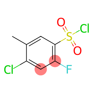 4-Chloro-2-fluoro-5-methylbenzene-1-sulfonyl chloride