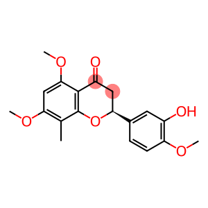 4H-1-Benzopyran-4-one, 2,3-dihydro-2-(3-hydroxy-4-methoxyphenyl)-5,7-dimethoxy-8-methyl-, (S)- (9CI)