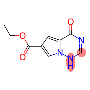 ethyl 3,4-dihydro-4-oxopyrrolo[1,2-f][1,2,4]triazine-6-carboxylate