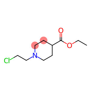 4-Piperidinecarboxylic acid, 1-(2-chloroethyl)-, ethyl ester