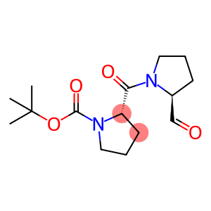 1-Pyrrolidinecarboxylic acid, 2-((2-formyl-1-pyrrolidinyl)carbonyl)-, 1,1-dimethylethyl ester, (S-(R*,R*))-