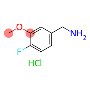 Benzenemethanamine, 4-fluoro-3-methoxy-, hydrochloride