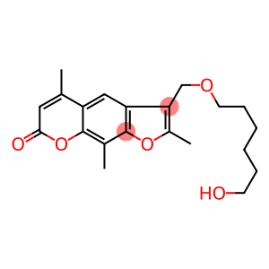 3-(6-HYDROXYHEXYL)METHYL-2,5,9-TRIMETHYL-7H-FURO[3,2-G]-[1]BENZOPYRAN-7-ONE