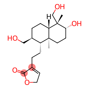 2(5H)-Furanone, 3-[2-[(1R,2S,4aS,5R,6R,8aS)-decahydro-6-hydroxy-2,5-bis(hydroxymethyl)-5,8a-dimethyl-1-naphthalenyl]ethyl]-