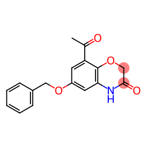 8-acetyl-6-(benzyloxy)-2H-benzo[b][1,4]oxazin-3(4H)-one