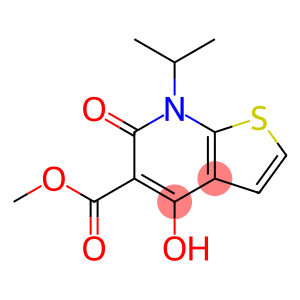 methyl4-hydroxy-7-isopropyl-6-oxo-6,7-dihydrothieno[2,3-b]pyridine-5-carboxylate