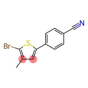 4-(5-Bromo-4-methyl-2-thienyl)benzonitrile