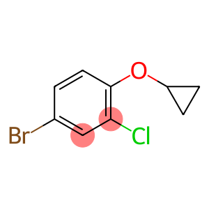 4-bromo-2-chloro-1-(cyclopropyloxy)benzene