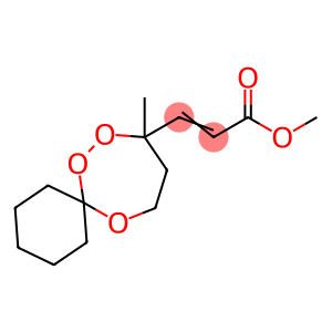 2-Propenoic  acid,  3-(9-methyl-7,8,12-trioxaspiro[5.6]dodec-9-yl)-,  methyl  ester