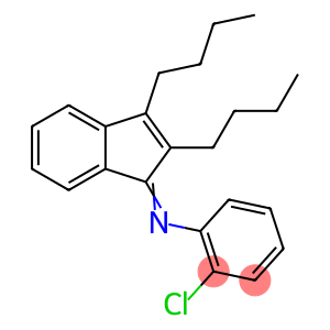 (2-CHLORO-PHENYL)-[2,3-DIBUTYL-INDEN-(1Z)-YLIDENE]-AMINE