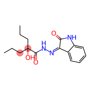 2-hydroxy-N'-(2-oxo-1,2-dihydro-3H-indol-3-ylidene)-2-propylpentanohydrazide