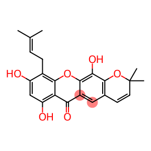 2H,6H-Pyrano[3,2-b]xanthen-6-one, 7,9,12-trihydroxy-2,2-dimethyl-10-(3-methyl-2-butenyl)-