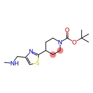 TERT-BUTYL 4-[4-[(METHYLAMINO)METHYL]-1,3-THIAZOL-2-YL]PIPERIDINE-1-CARBOXYLATE