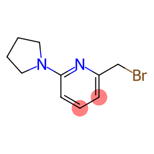 Pyridine, 2-(bromomethyl)-6-(1-pyrrolidinyl)-