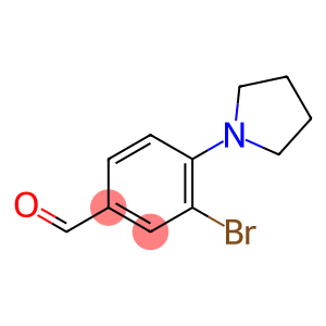 3-broMo-4-(pyrrolidin-1-yl)benzaldehyde