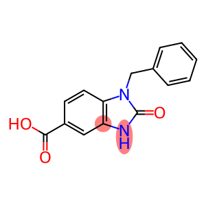 1H-Benzimidazole-5-carboxylic acid, 2,3-dihydro-2-oxo-1-(phenylmethyl)-