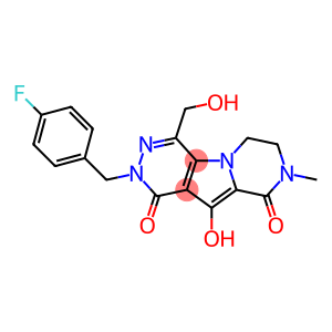 Pyrazino[1',2':1,5]pyrrolo[2,3-d]pyridazine-1,9(2H,6H)-dione, 2-[(4-fluorophenyl)methyl]-7,8-dihydro-10-hydroxy-4-(hydroxymethyl)-8-methyl