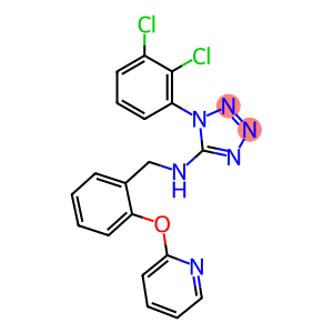 1-(2,3-二氯苯基)-N-[[2-[(吡啶-2-基)氧基]苯基]甲基]-1H-四唑-5-胺