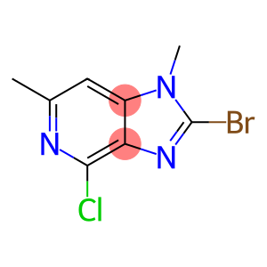 1H-Imidazo[4,5-c]pyridine, 2-bromo-4-chloro-1,6-dimethyl-