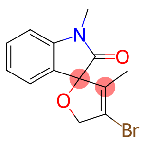 4-BROMO-1',3-DIMETHYL-SPIRO[FURAN-2(5H),3'-[3H]INDOL]-2'(1'H)-ONE