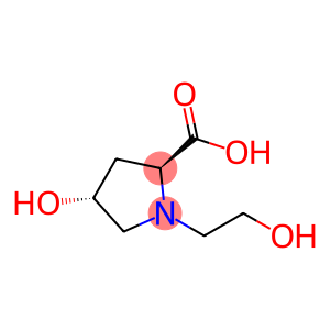 L-Proline, 4-hydroxy-1-(2-hydroxyethyl)-, trans- (9CI)