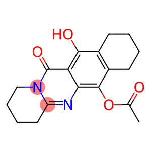 12H-Benzo[g]pyrido[2,1-b]quinazolin-12-one,  6-(acetyloxy)-1,2,3,4,7,8,9,10-octahydro-11-hydroxy-