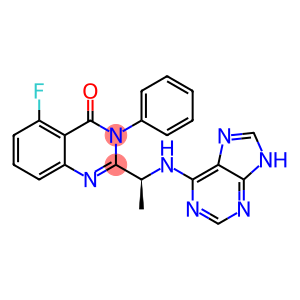 5-Fluoro-3-phenyl-2-[(1S)-1-(9H-purin-6-ylamino)ethyl]-4(3H)-quinazolinone