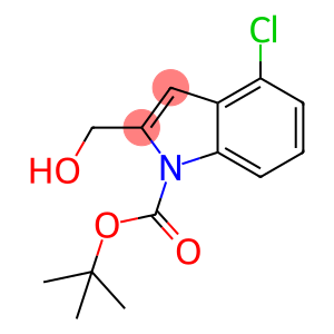 1H-Indole-1-carboxylic acid, 4-chloro-2-(hydroxymethyl)-, 1,1-dimethylethyl ester