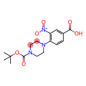 1-Boc-4-(4-carboxy-2-nitrophenyl)piperazine,  4-[(tert-Butoxycarbonyl)-piperazin-1-yl]-3-nitrobenzoic  acid