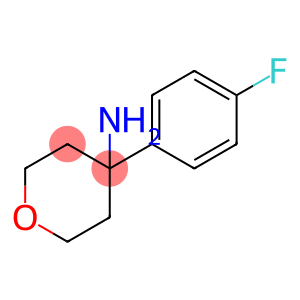 4-(4-fluorophenyl)oxan-4-amine