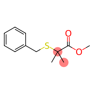 Propanoic acid, 2-methyl-2-[(phenylmethyl)thio]-, methyl ester