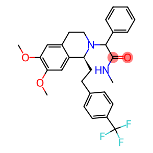 (R)-2-((S)-6,7-二甲氧基-1-(4-(三氟甲基)苯乙基)-3,4-二氢异喹啉-2(1H)-YL)-N-甲基-2-苯乙胺