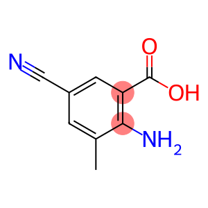 Benzoic acid, 2-amino-5-cyano-3-methyl-