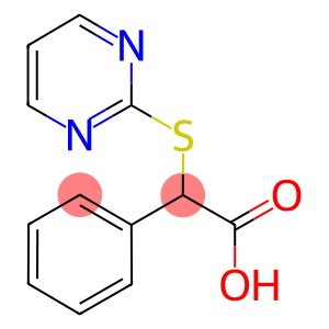 PHENYL(PYRIMIDIN-2-YLSULFANYL) ACETIC ACID