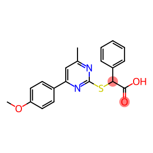 2-[4-(4-methoxyphenyl)-6-methyl-pyrimidin-2-yl]sulfanyl-2-phenyl-aceti c acid