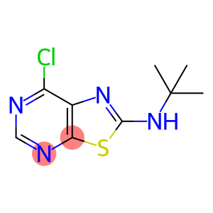 Thiazolo[5,4-d]pyrimidin-2-amine, 7-chloro-N-(1,1-dimethylethyl)-