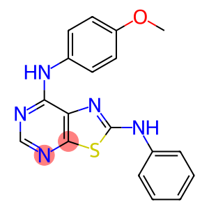 N7-(4-METHOXYPHENYL)-N2-PHENYLTHIAZOLO[5,4-D]PYRIMIDINE-2,7-DIAMINE