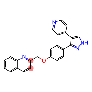 2-((4-(4-(pyridin-4-yl)-1H-pyrazol-5-yl)phenoxy)Methyl)quinoline