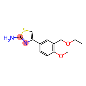 2-Thiazolamine, 4-[3-(ethoxymethyl)-4-methoxyphenyl]-